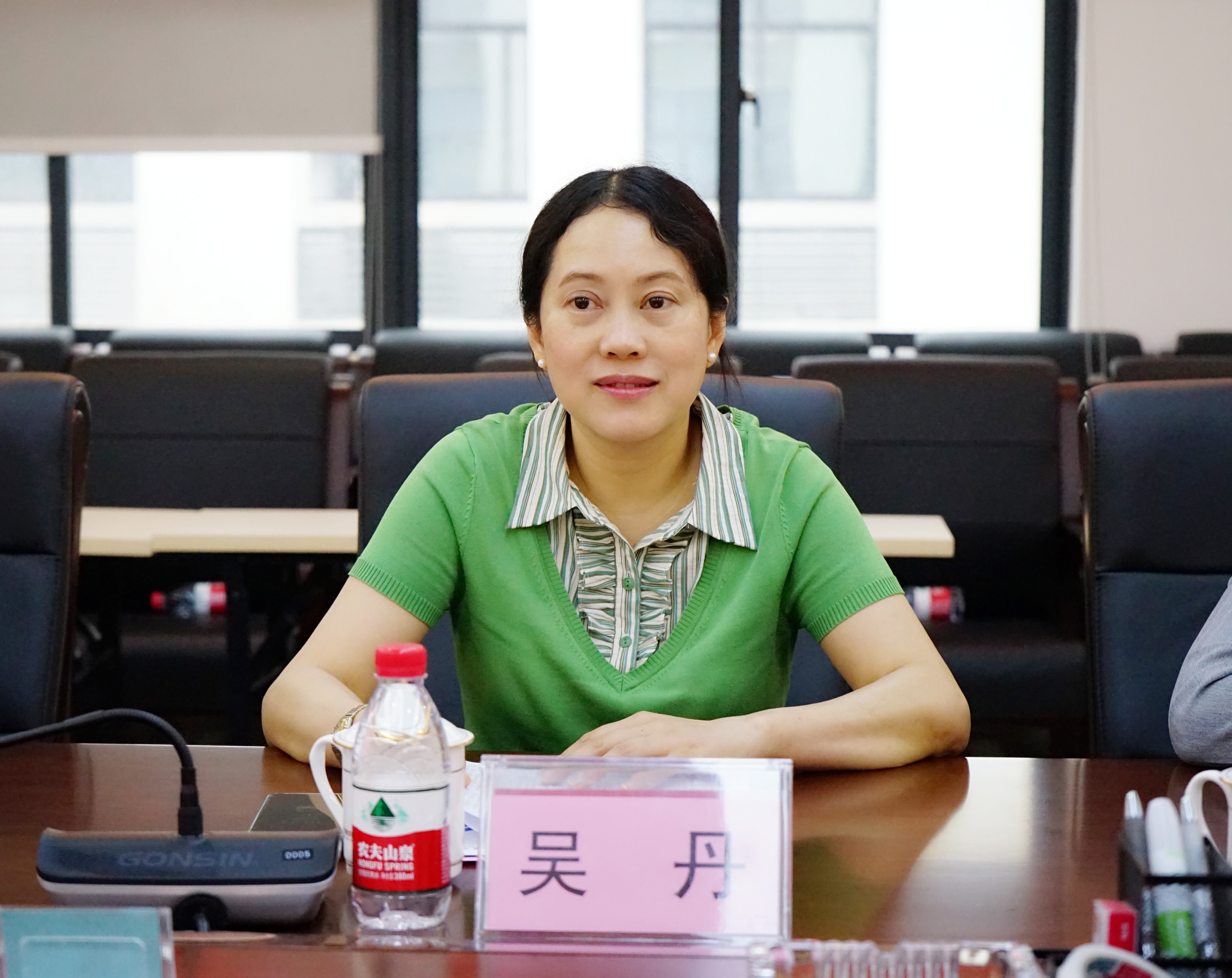 吴丹副校长在会上讲话 